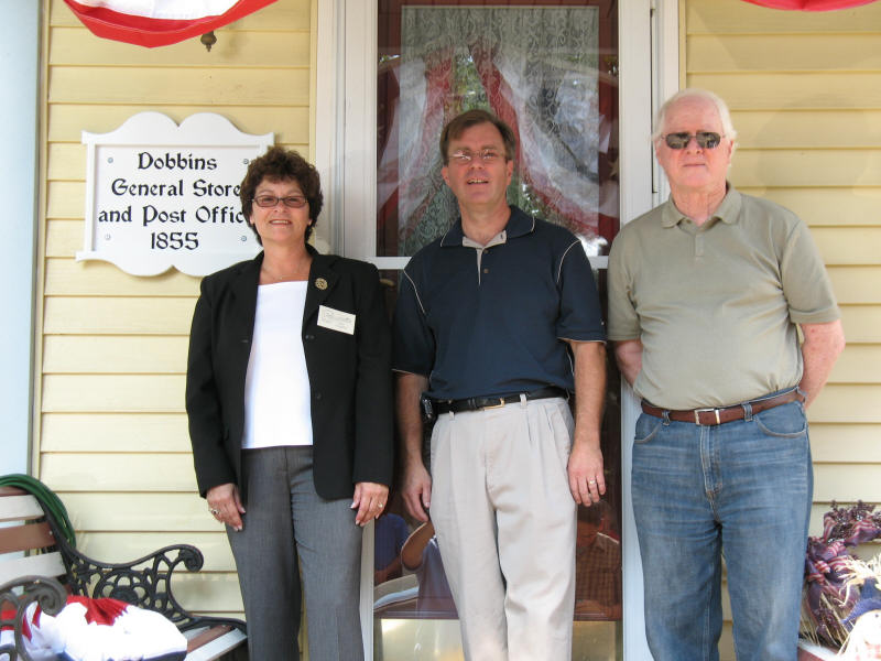 Delanco's Mayor, Fernand Ouellette (center) with committeewoman Kate Fitzpatrick and committeeman Ed Devinney