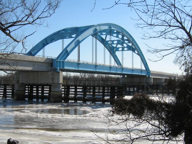 The Riverline Bridge over the Rancocas Creek.